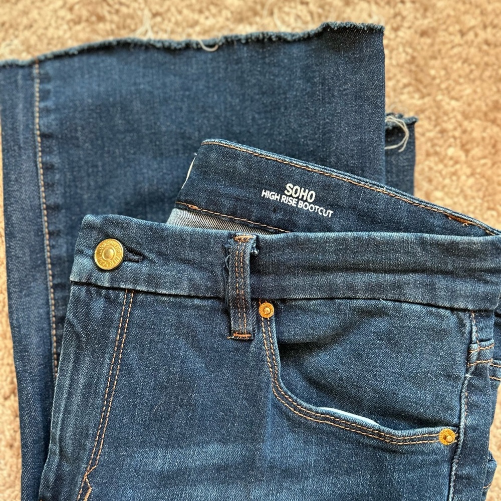 Nicole Miller Dark Blue Boot Cut Jeans